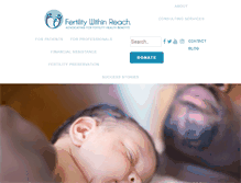 Tablet Screenshot of fertilitywithinreach.org